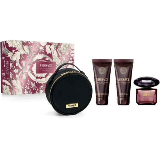 Versace Crystal Noir set cadou pentru femei