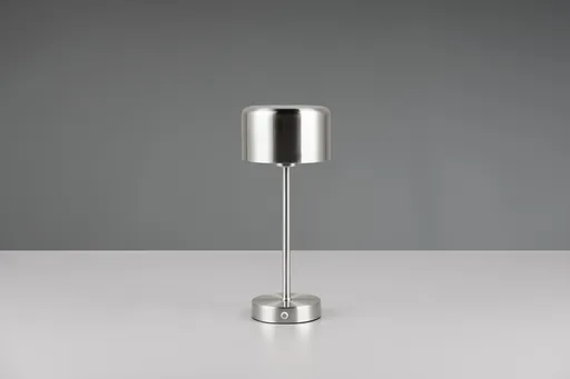 Lampa de masa Jeff, RL, 12.6x30 cm, 1.5W, 1x SMD, metal, nichel mat
