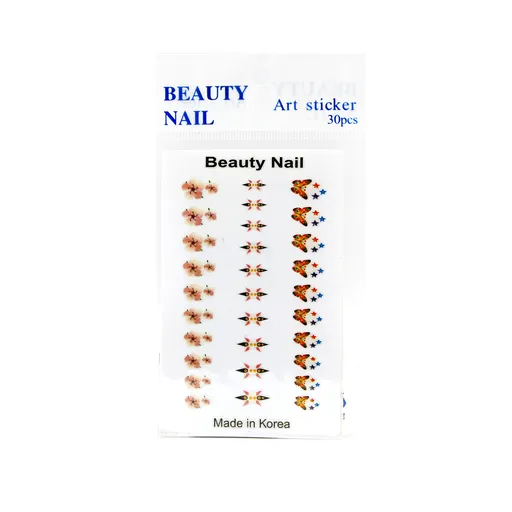 Tatuaj decor unghii, Beauty Nail, pe baza de apa, 30 desene