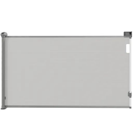 PawHut Bariera retractabila pentru caine de la 0 la 149 cm cu blocare automata - gri | Aosom Romania