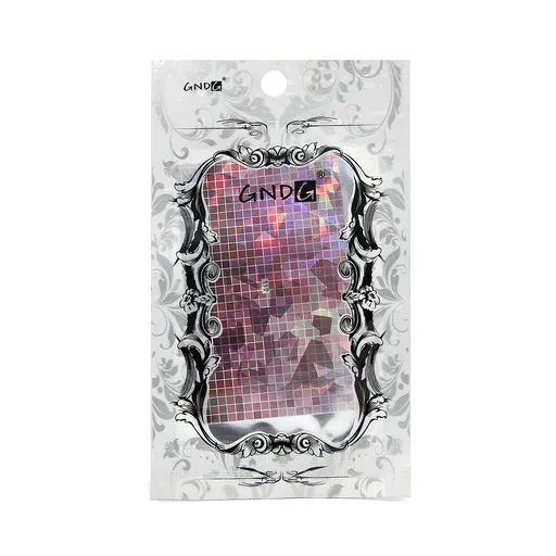 Abtibild decor pentru unghii GND 112, model sticla sparta