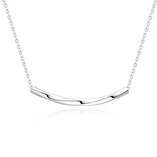 MOISS Colier minimalist din argint pentru femei N0000875