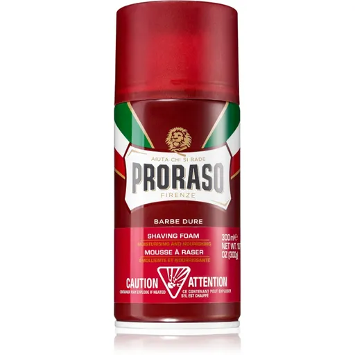 Proraso Coarse Beards spumă pentru bărbierit cu efect de nutritiv 300 ml