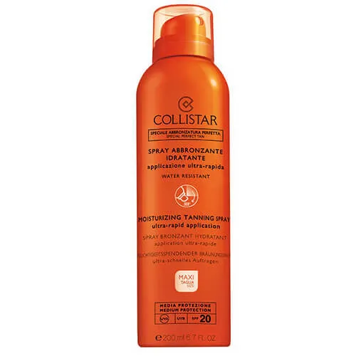 Collistar Spray pentru bronz SPF 20 (Moisturizing Tanning Spray) 200 ml