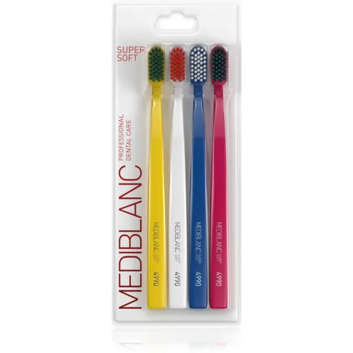 MEDIBLANC 4990 Super Soft periuțe de dinți supersoft 4 buc