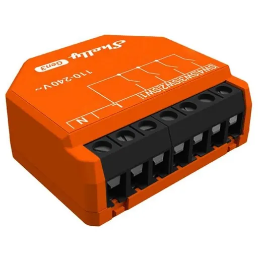 Modul de activare al scenelor Shelly I4 GEN3, WiFi, 4 intrari digitale 3800235261828