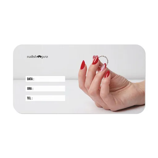 Card pt programari 10buc nr. 12