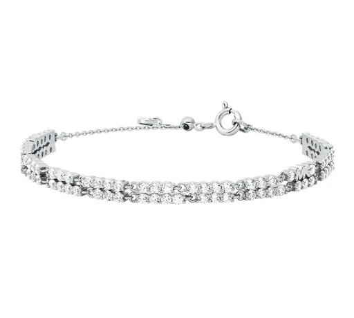 Michael Kors Brățară minunată din argint cu pietre de zircon Premium MKC1812040