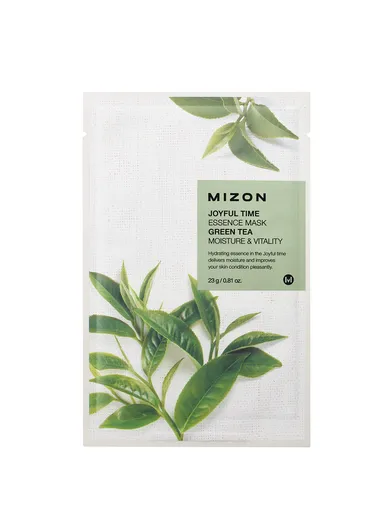 Mizon Mască în foaie 3D cu ceai verde pentru hidratarea și vitalitatea tenului Joyful Time 23 Joyful Time (Essence Mask Green Tea) 23 g