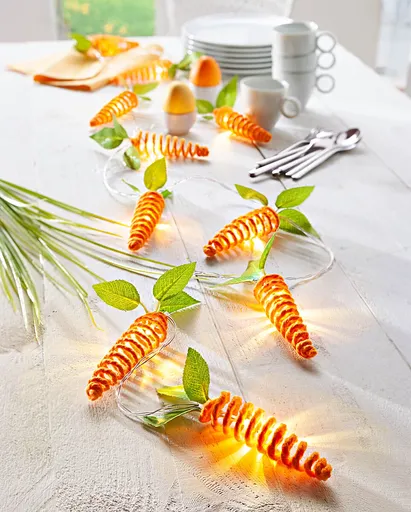 Lanț de lumini LED pentru morcovi