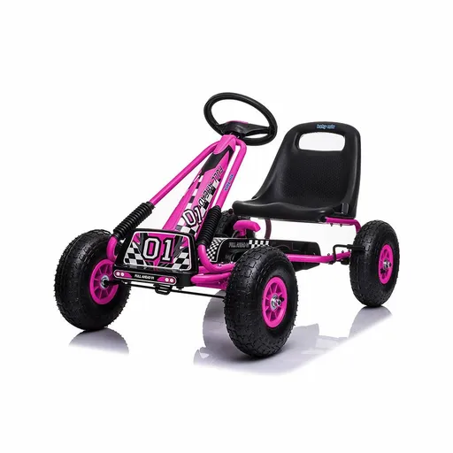 Kart cu pedale Baby Mix Go-kart Razor , roz