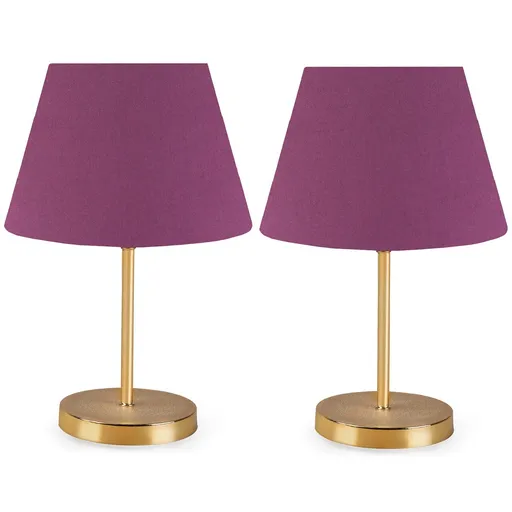 Set de lămpi de masă, Opviq, 780SGN1863, Mov