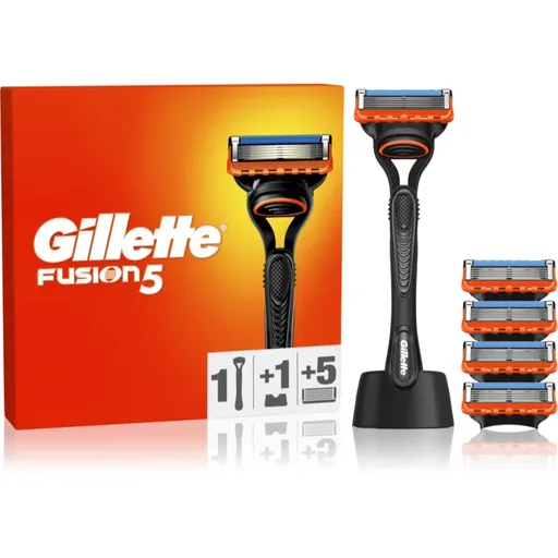 Gillette Fusion5 aparat de ras cu suport + lame de rezervă 5 buc