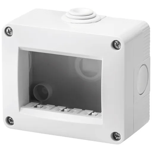 Doza aparenta 3 module IP40 gri Gewiss Chorus GW16503