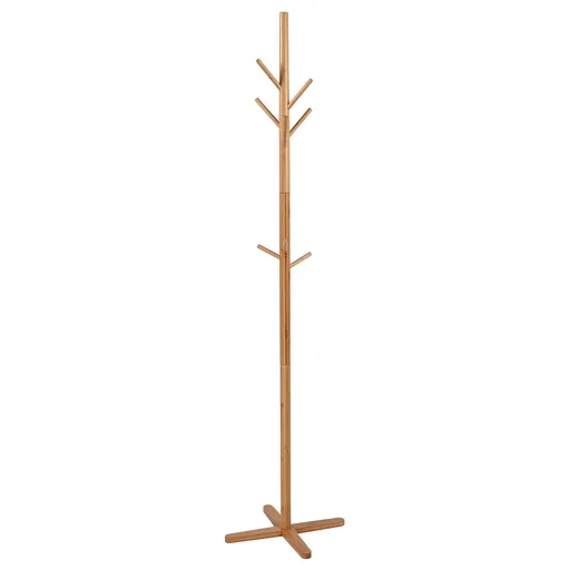 Cuier cu suport B016 NAT, bambus