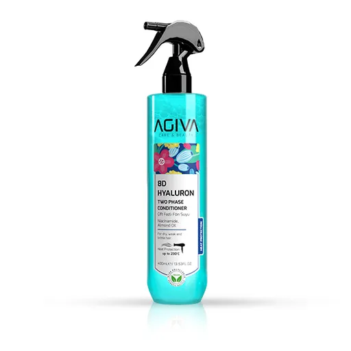 Balsam bifazic pentru par - AGIVA -  8D Hyaluron - 400 ml