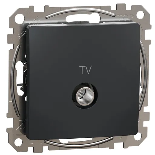 Priza TV finala 4dB, Schneider, SDD114471, Sedna Design, antracit