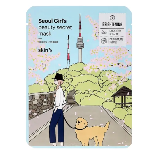 skin79 Mască de față din pânză Seoul Girl`s Beauty Secret (Brightening Mask) 20 g