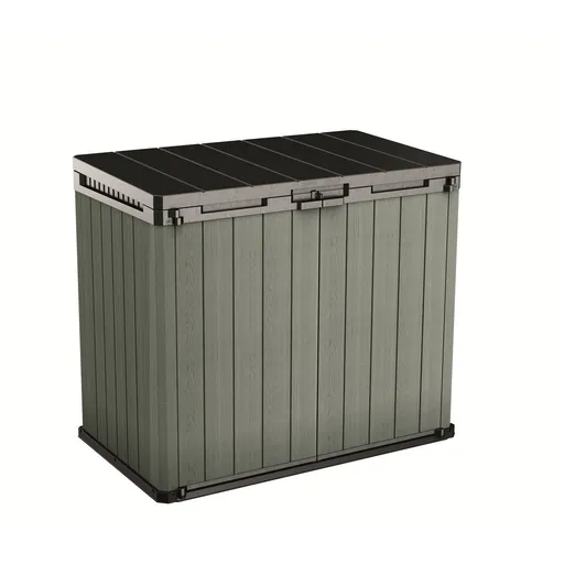 Keter cutie de depozitare pentru grădină SIO Darwin 1150 l, verde