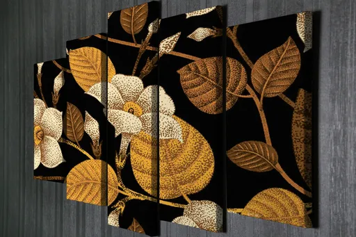 Tablou decorativ, BC106, Cadru: 100% LEMN (grosime: 3 cm), Multicolor