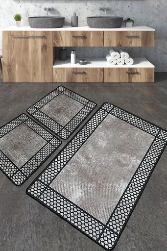 Set covorase de baie, L'essentiel Maison, Beja, Poliester, Multicolor