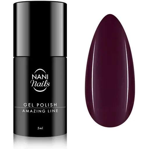 NaniNails NANI Amazing Line lac de unghii sub forma de gel culoare Glass of Wine 5 ml