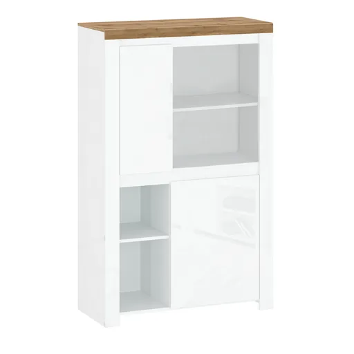 Dulap VILGO 2D, alb lucios