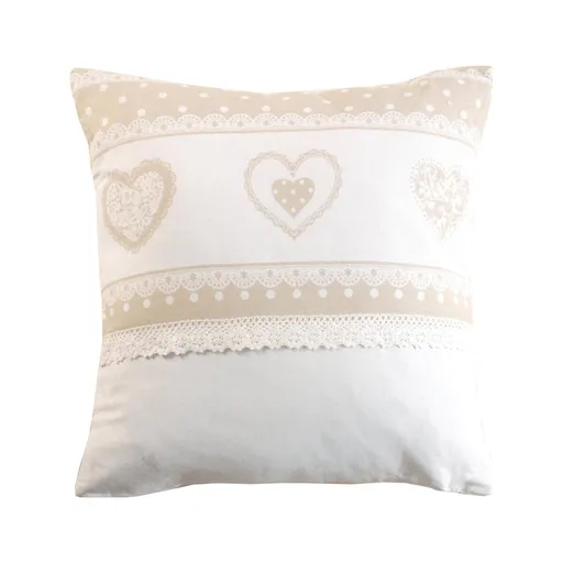 Pernă cu imprimeu de inimă