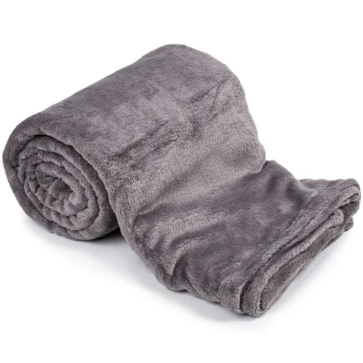 Pătură Matex Plain gri, 150 x 200 cm, gri