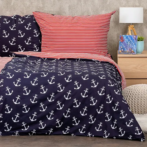 Lenjerie de pat din bumbac 4Home Marine, 140 x 220 cm, 70 x 90 cm