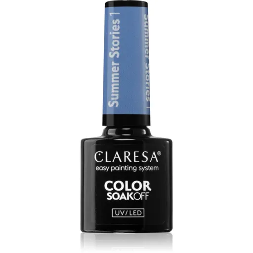 Claresa SoakOff UV/LED Color Summer Stories lac de unghii sub forma de gel culoare 1 5 g