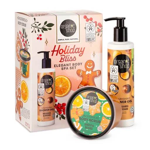 Organic Shop Set cadou Holiday Bliss