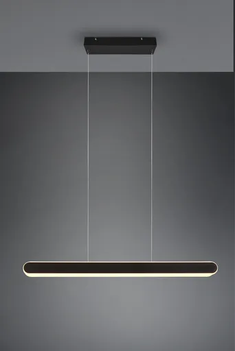 Lustra Helios, TRIO, 130x150 cm, 48W, 1x SMD, metal, negru mat