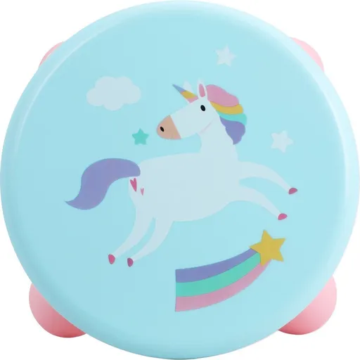Scaun pentru copii Hatu Unicorn, 23 x 22 x 21 cm,plastic, albastru