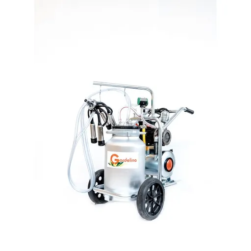 Aparat de muls Vaci Gardelina T140 AL IC, 40L aluminiu, 1 post, 180 l/min, 10 bovine pe ora