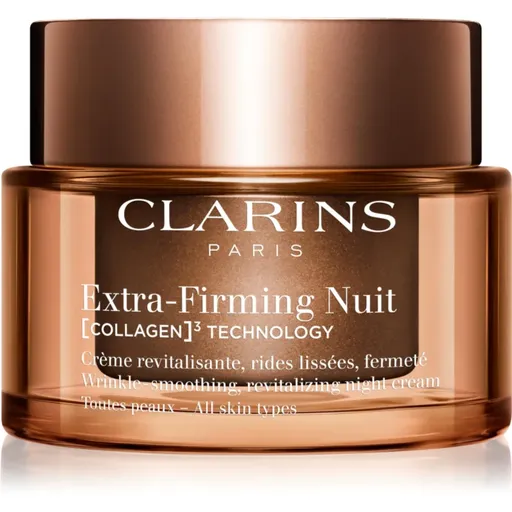Clarins Extra-Firming Night Cream crema de noapte anti-riduri cu efect de lifting pentru toate tipurile de ten 50 ml