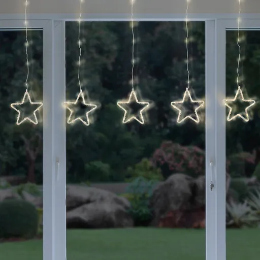 Perdea luminoasă LED Stele