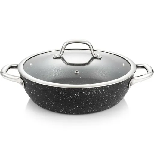 Tigaie adâncă cu capac Tescoma PRESIDENT Stone, 26 cm , 26 cm