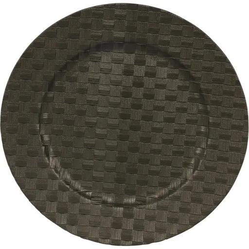 Suport farfurie mat Black Weaving, 33 cm