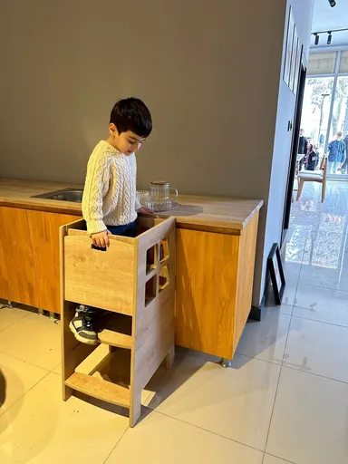 Turn de invatare, Hanah Home, Kule, 90x40x41 cm, Maro