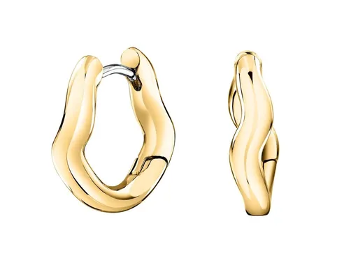 Morellato Cercei fermecători ondulați din oțel placat cu aur Design SAYP09