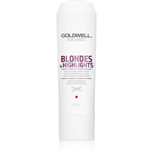 Goldwell Dualsenses Blondes & Highlights balsam pentru păr blond neutralizeaza tonurile de galben 200 ml