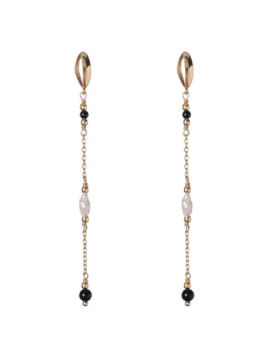 Alisia Cercei lungi cu perlă naturală de apă dulce și agat AL5257.01.000