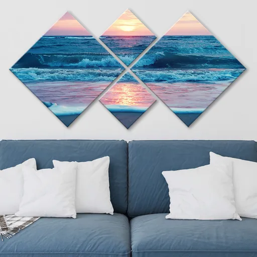 Pictură decorativă MDF, 4MDF1067702498, Imprimat UV, Multicolor