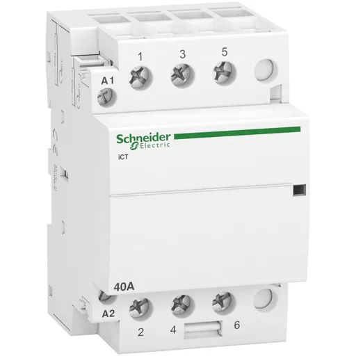Contactor iCT - 3P - 3 NO - 40A - 220..240 V AC Schneider A9C20843