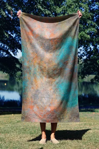 Prosop de plaja, L'essentiel Maison, Pasa Da Rust 70, 70x130 cm, Multicolor