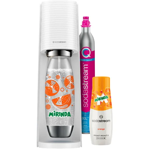 Sodastream Terra White Mirinda MegaPack CQC, alb