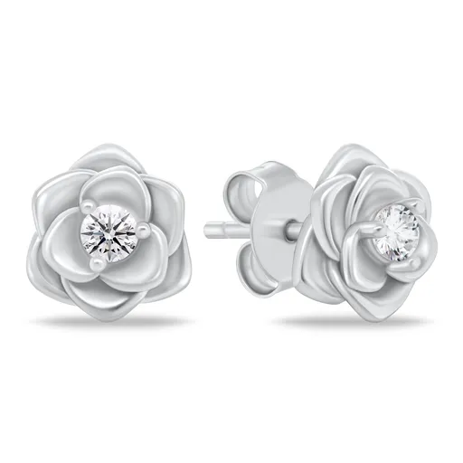 Brilio Silver Cercei fermecători argintii Floricele EA1131W