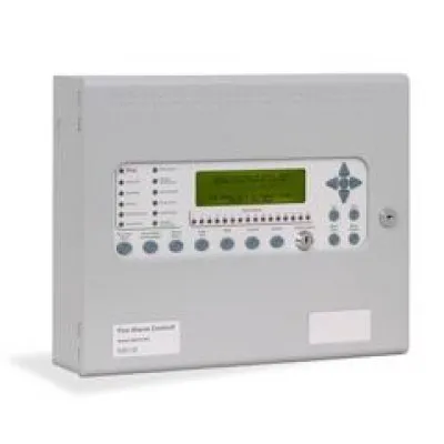 Centrala de incendiu cu 2 bucle Kentec ENH63482 03 cu 48 LED-uri de zona, montaj aparent