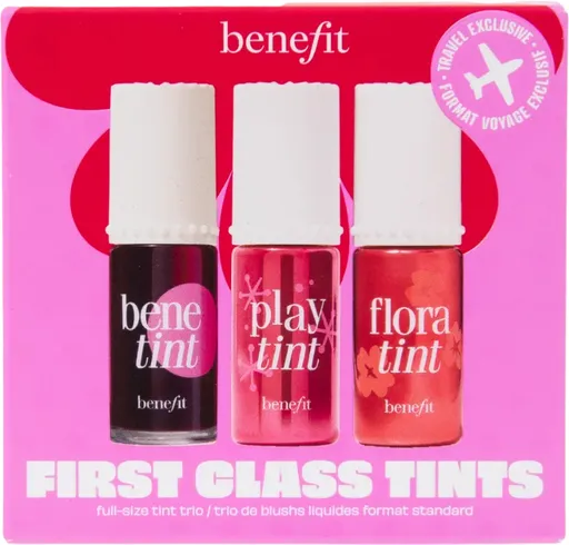 Benefit Set cadou de machiaj lichid pentru buze și obraji First Class Tints